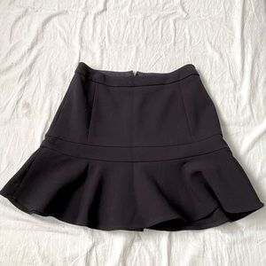 Ruffle express mini skirt